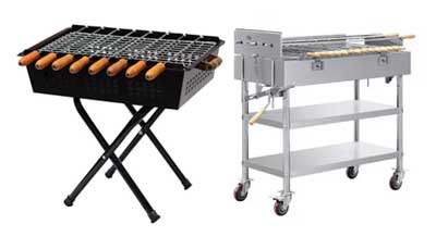 We are manufacturers & exporters of Charcoal Barbecue Grill in India, Punjab Ludhiana.