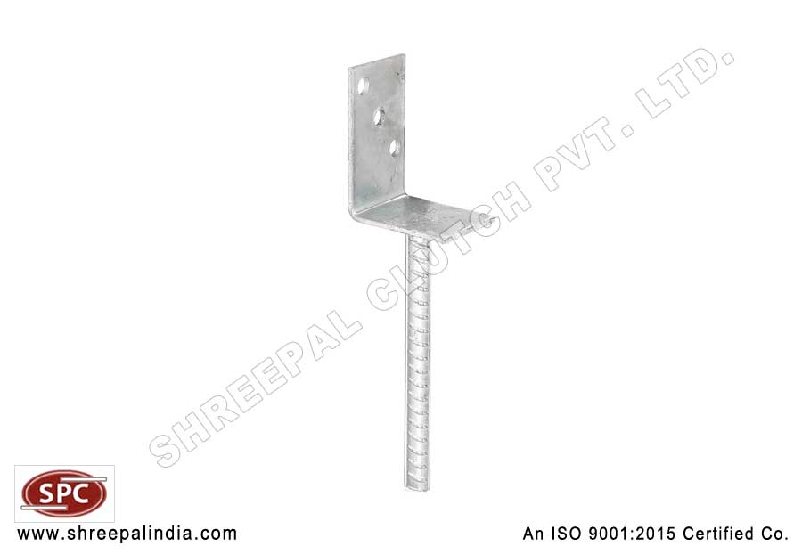 Narrow L pole anchor - hot-dip galvanized manufacturers exporters in India Punjab Ludhiana