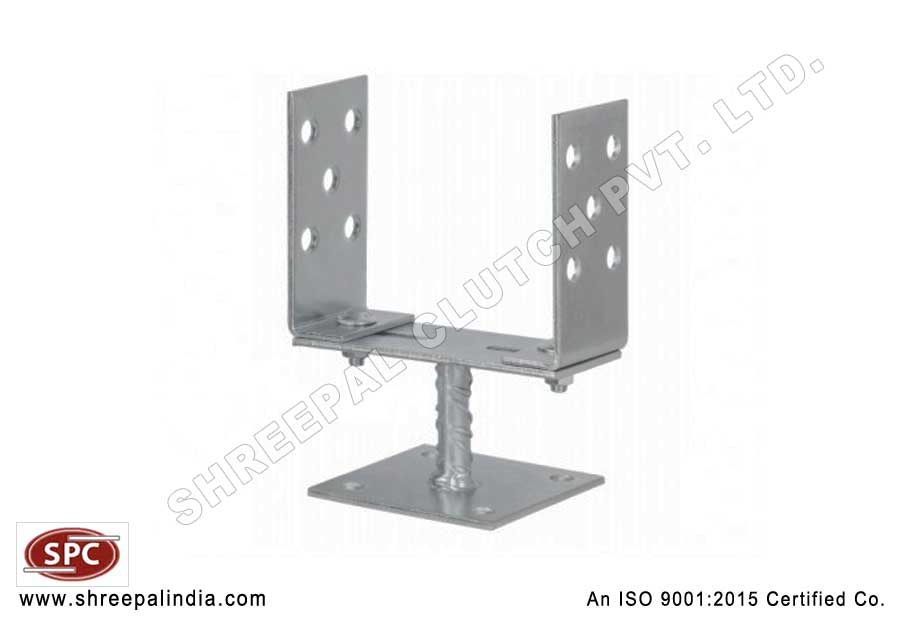 Pole anchor with plate - hot-dip galvanized manufacturers exporters in India Punjab Ludhiana